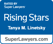 Rated By Super Lawyers | Rising Stars | Tanya M. Linetsky | SuperLawyers.com